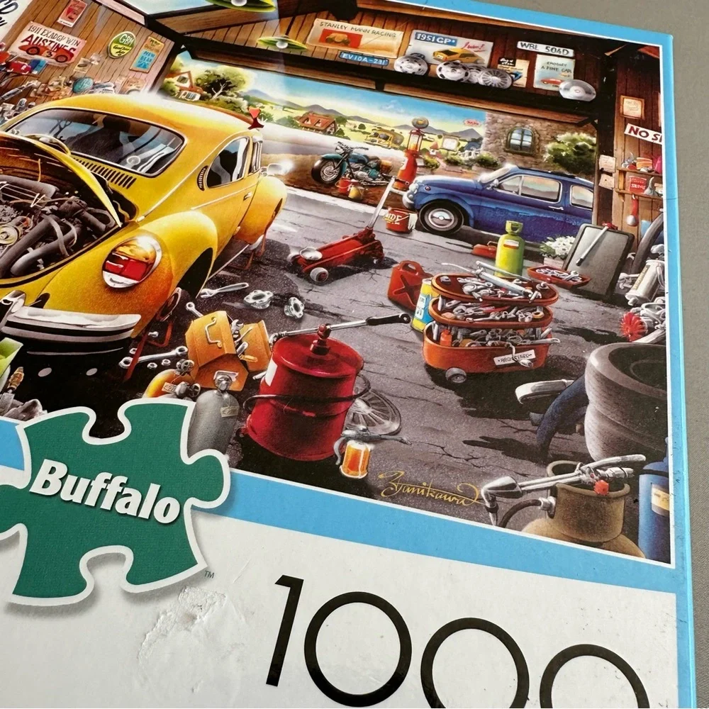 BUFFALO 1000pc Cartoon World Sam’s Garage puzzle